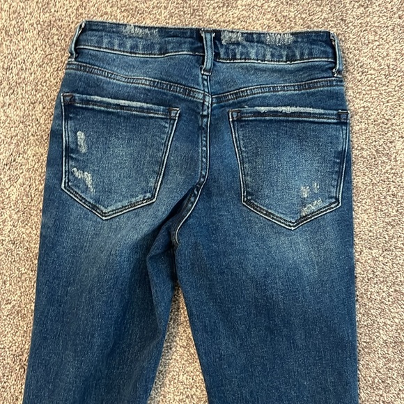 Vervet wide flare animal print jeans -size 25 - Picture 7 of 8